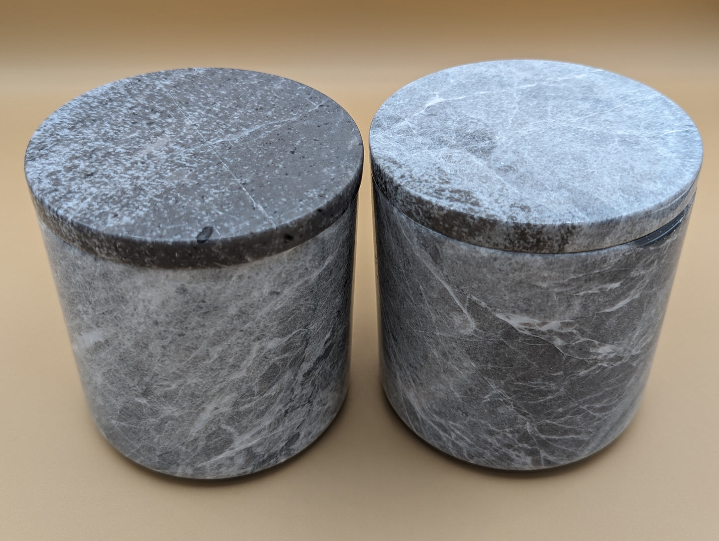 Grey Marble Candle